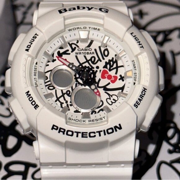 NEW 2016 Casio Baby G Shock Sanrio Hello Kitty Watch NIB authentic BA-120 main image 6